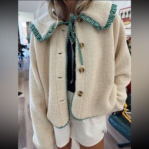 Ascot and Hart Calla Gingham Fleece size M